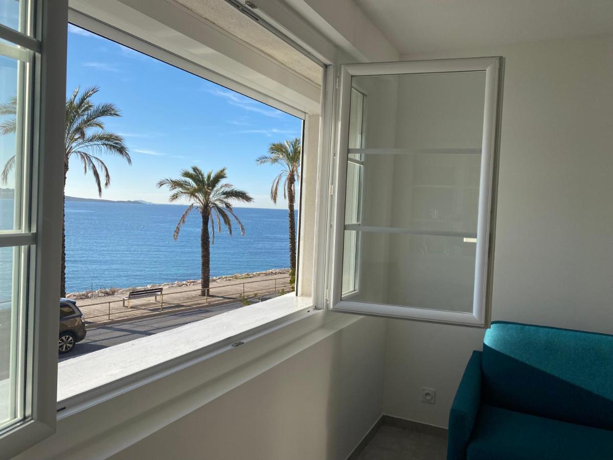 Splendide Studio Miramar Vue Mer Avec Terrasse Bandol Eksteriør billede